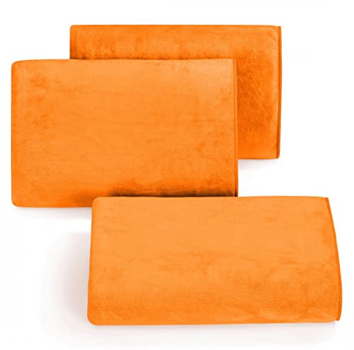 Handtuch Mikrofaser Schnelltrocknend Weich Schlicht Set 6-er Pack Oeko-Tex Sporthandtuch und Strandhandtuch