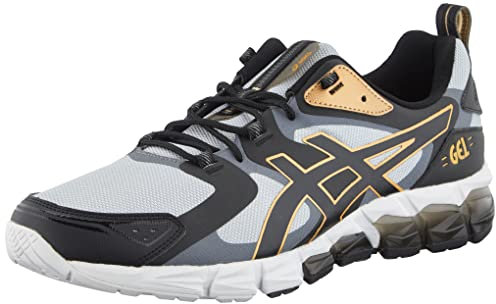 Asics Herren Gel-Quantum 180 Sneaker, Piedmont Grey/Black, 46 EU