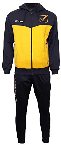Givova Unisex Visa Passen, Blau / Gelb Melange, 4XL EU
