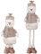 SPRINGOS Schneemann Figur 50-75 cm höhenverstellbar Schmuckfiguren Weihnachten Weihnachtsdekoration