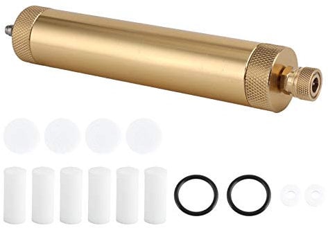 30mpa Oil Water Separator, Oil‑Water Separator Filter for High Pressure Air Compressor Pump, Can Be Used Repeatedly Double Separation Oil‑Water Separator