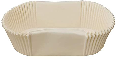 KVSERT 80 Stück fettdichte Kastenformen, gerade , Backpapier, antihaftbeschichtet, Kuchenformen, Kuchenformen, Auskleidung