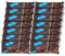 Bicentury - Tortita de arroz integral con chocolate negro (14 unidades)