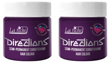 La Riche Directions Semipermanente Haarfarbe 100 ml Dose 2er-Pack (Plum)