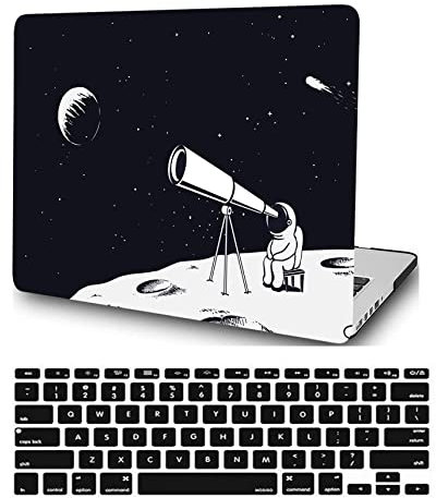 Funda Compatible con MacBook Pro 15 Pulgadas 2015 2014 2013 2012 Versión Modelo A1398 con Pantalla Retina, Carcasa Rígido de Plástico Cubierta Protectora & Cubierta de Teclado, Astronauta