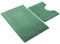 Paradise Lot de 2 tapis de bain antidérapants pour salle de bain Vert