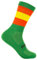 PERRO LOCO CLOTHES Calcetines BANDERA ESPAÑA Ciclismo para hombres y mujeres. Colores originales, sin costuras. Antiolores. Fabricados en España. (Bandera 40-42 Verde)