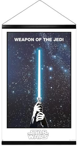 Close Up Star Wars - Weapon of The Jedi - Poster (Leuchtet im Dunkeln - Glow In The Dark - Lichtschwert Plakat) (Größe: 61cm x 91,5cm) (Poster & Posterleisten)
