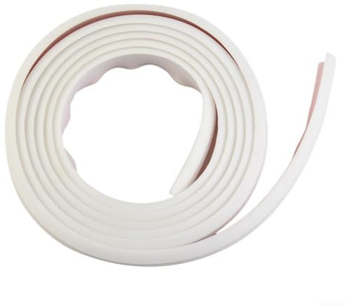 Silikon-Wassersperre für Küchenarbeitsplatte, 34 m, weiß, langlebig (weiß, 400 cm)