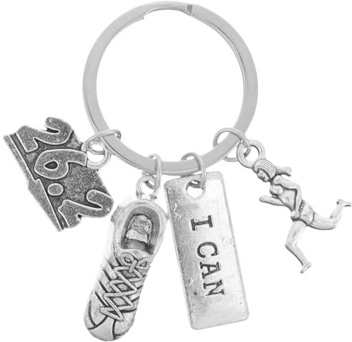 WRITWAA Marathon SchlüSselanhäNger 2Er Set Aus Zinklegierung – Kreativer SchlüSselring Mit 26.2 Design FüR Laufbegeisterte Praktischer SchlüSselhalter FüR Taschen RucksäCke Und Auto