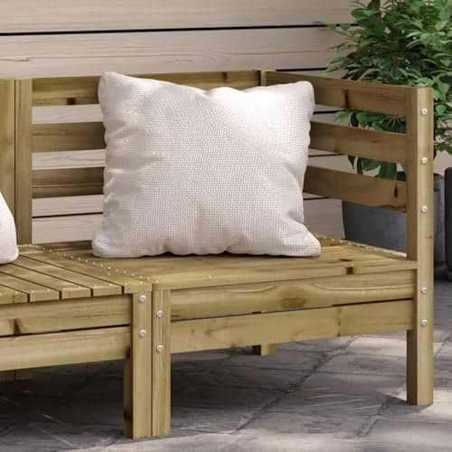 UJCHVHN Gartenmöbel Gartensofa Eckimprägniertes Holz Kiefer Outdoor Sitzgelegenheit