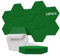 Sonuvia 18 Stück Hexagon Akustikplatten selbstklebend, Schallschutz & Schalldämmung für Wände & Türen – 230kg/m³, NRC 0.95, 100% Polyester, Ideal für Schallschutz Wand, Smaragdgrün