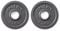 Phoenix Fitness Cast Iron Olympic Weight Plates - 2-Inch Free Weight Plate for Barbell Dumbbell Bars, Weightlifting & Strength Training at Home Gym - Pair, 2.5kg