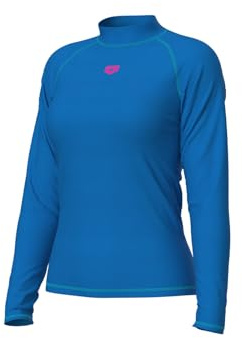 ARENA Damen Women's Rash Vest L/S Graphic Rash Guard Shirt (1er Pack)