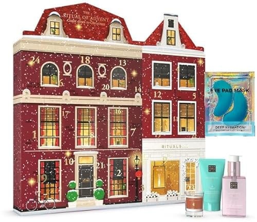 Rituals - Adventskalender 2024 - Rot - Advent Calendar Classic - Count Down to Christmas + Geschenk 1x Deep Hydration Eye Pad Mask