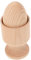 Genérico 1 Juego Hueveras y Bolas Toys Brain Toys Juguetes para Juguetes de Bebe Taza de Bebe Cochecito de Juguete Huevo de Madera y Taza de Juguete huevera de Madera