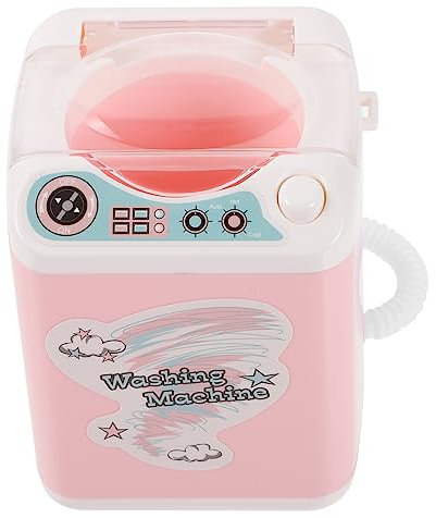 KOMBIUDA Mini Washing Machine Toy Makeup Brush Cleaning Tool Educational Boys and Girls Toy