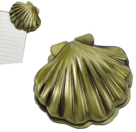 AHANDMAKER 1 clip vintage en métal pour journal - Porte-page décoratif - Accessoire pour ordinateur portable - Pour bureau, maison, bureau - Doré