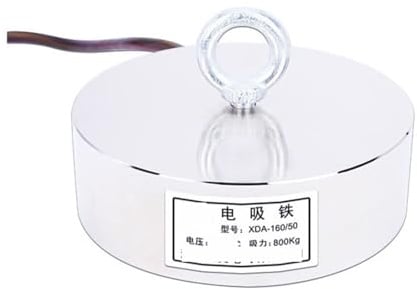 WUUXLIZMX Electric Lifting Magnet XDA-160/50 800 kg Saugkraft DC-Spannfutter Elektromagnet(24V)