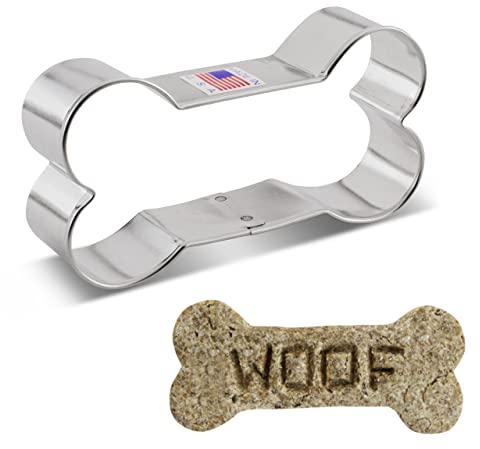 Ann Clark Cookie Cutters Cortador de galletas hueso de perro grande - 10,2 cm