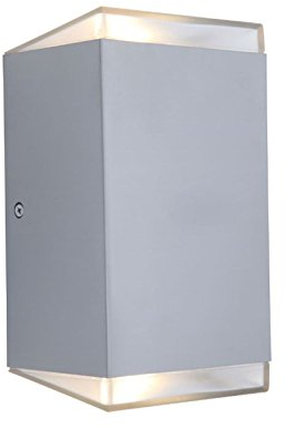 LUTEC ST6058-3K, Außenleuchte, Metall, Silber, 27, 5 x 21 x 24 cm