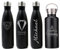FunnyGuys Bouteille isotherme à double paroi en acier inoxydable - 500 ml - Personnalisable, Noir