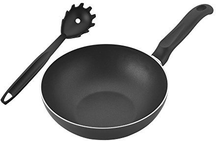 Ballarini cookin'Italy 75001-838 Salta Pasta Pan Set 9.5 Inches Black