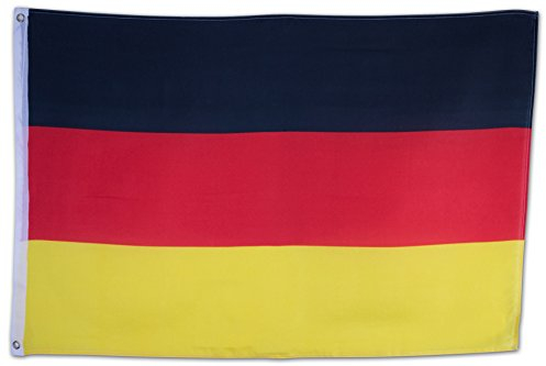 SCAMODA Bundes- und Länderflagge aus wetterfestem Material mit Metallösen, Outdoor Fahne & Flagge (Deutschland) 150x90cm
