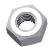 10 Stück Sechskantmuttern DIN 934 > ISO 4032 - M12 PVDF
