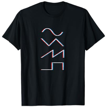 Vintage Synthesizer Waveform - Analog Synth Nerd T-Shirt T-Shirt