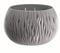 Prosperplast BOWL SANDY de plástico CON depósito en color Gris piedra, 13,6 (alto) x 18 (ancho) x 18 (profundo) cms