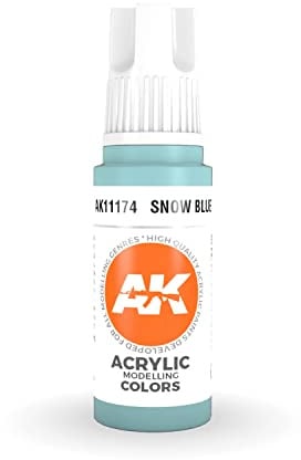 AK Interactive 3rd Gen Acrylic Snow Blue 17ml