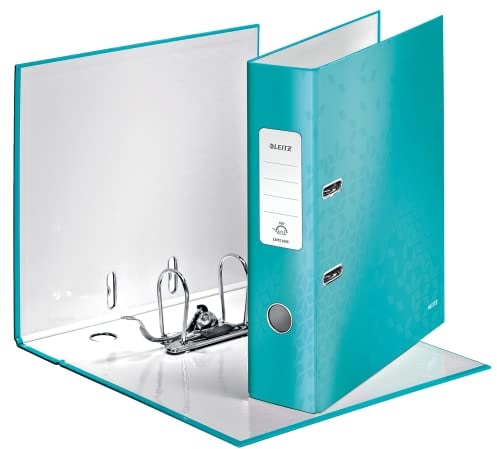 Leitz 1005 Ordner 180° WOW breit metallic - eisblau