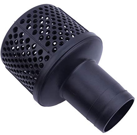 Eastar Tuyau d'aspiration à Trous Ronds en Plastique Crépines Grille de filtrage pour Tuyau d'aspiration de Pompe à Eau de 3