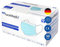 VOIT - Medizinische Gesichtsmaske Typ II EN 14683, 3-lagig, Einweg-Mundschutz, atmungsaktiv, OP-Maske mit Ohrenschlaufen, Made in Germany, 50 Stück