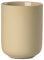 Zone Denmark Ume Zahnputzbecher, Zahnbürstenhalter, Zahnbürstenbecher, aus Steinzeug/Keramik, Schönes & Praktisches Badezimmer Zubehör, Durchm. 8,3 cm, Höhe 10,3 cm, Warm Sand (Beige)