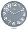 Lafocuse 3D Ziffern Lautlos Wanduhr Grau, Modern Wanduhr 30cm Leicht zu Lesen, Ohne Ticken Geräuschlos Deko für Küche Wohnzimmer Schlafzimmer Büro