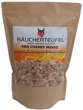 Räucherteufel Kirschholz-Chips 700g, Smoker Chips, Räucherchips