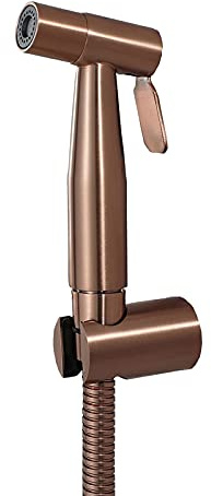 SXLSZ Bidet Handbrause, Toilette Bad Bidet Wandhalterung Bidet Toilettensprüher 304 Edelstahl Bidet Armaturen WC, Duschkopf Bidet mit 1.2m Schlauch und Halter,Rose Gold