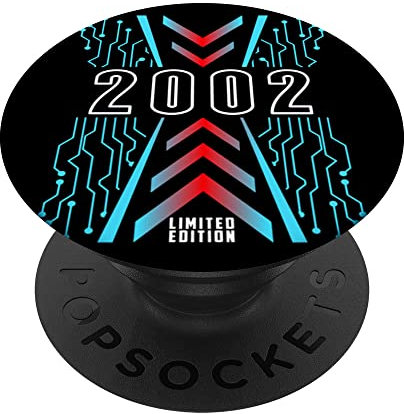 Birthday Year 2002 Limited Edition Gaming Gift Nerd Computer PopSockets Swappable PopGrip
