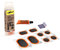 esKapad Kit Reparation Crevaison Velo : 8 rustines + Rape + Colle 10ml, Noir