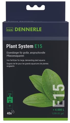 Dennerle Plant System E15, 40 pieces - Iron fertilizer for large, demanding planted aquariums