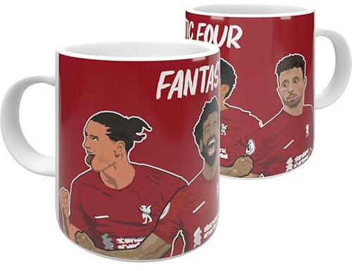 Liverpool Tasse Fantastic 4 - Salah, Nunez, Diaz, Jota