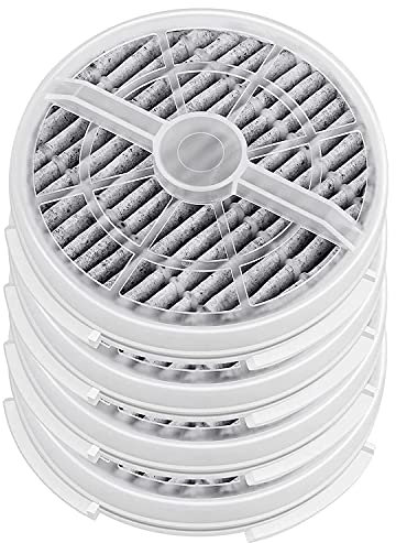 DKSooozs 4 Pack True HEPA Replacement Filter Compatible for RIGOGLIOSO GL2103 JINPUS -2103 and LTLKY 900S Desktop Air Purifier