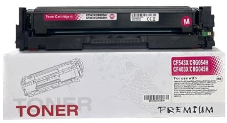 Patrone für HP CF543X 203X Magenta Toner kompatibel für HP 203X CF 543X Hp 201X CF403X Canon 045H Canon 054H Color Laserjet Pro MFP M281fdw M254nw M254dw M281fdn M281cdw 1XMagenta