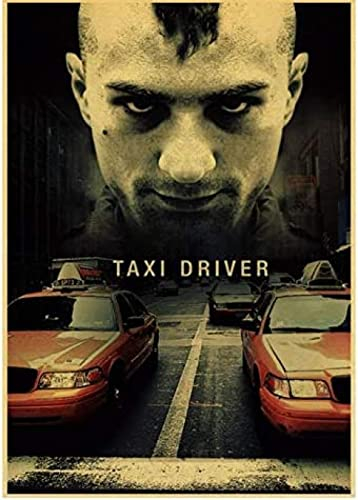 Poster Taxi Driver Vintage Film Poster Leinwand Malerei Poster Und Drucke Kunst Wand Bilder Home Decor 50X70Cm Kein Rahmen