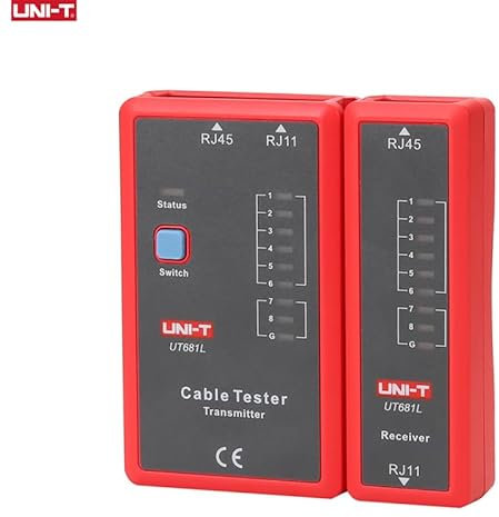 UNI-T UT681C Professional Kabel Tester Network RJ45 RJ11 BNC Telephone Wire Tracker Ethernet LAN Detector Line Finder
