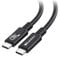 Cable Matters [USB-IF Certified] 20Gbps Long USB4 Cable/USB 4 Cable 2m, with 8K Video, 240W Charging, Compatible with Thunderbolt 4/Thunderbolt 3, for iPhone 15 Pro Max, MacBook, XPS, Surface Pro