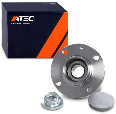 ATEC Germany 1x Radlager hinten mit ABS-Sensor Radlagersatz Radlager Set | Kompatibel mit: SEAT Mii, SKODA CITIGO, VW LOAD UP, UP!