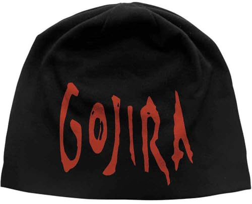 Razamataz Gojira Jersey Beanie #2 Fortitude Logo Mütze Schwarz Unisex Erwachsene Casual Baumwolle Beanie